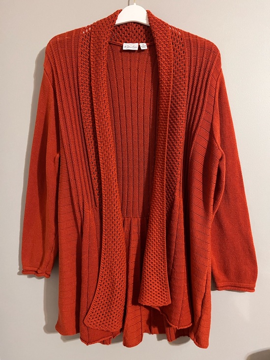 Kim Rogers Sweaters - Kim Rogers Open-Front Knit Cardigan